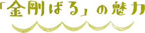 金剛ばるの魅力